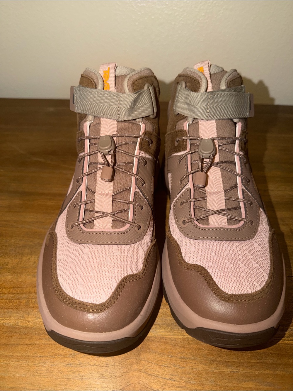 Teva Women's Brown & Pink Athletic High-Top Sneakers